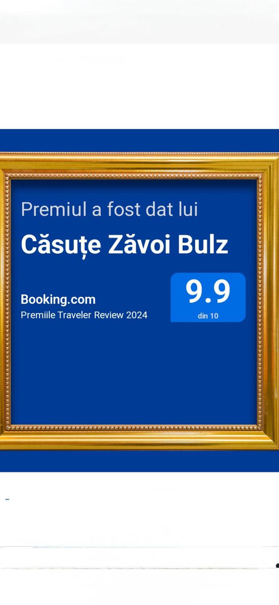 Casute Zavoi Bulz Villa Exteriör bild